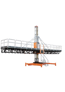8000 Pound (lb) Load Capacity (Per Mast) Mast Climbing Work Platform